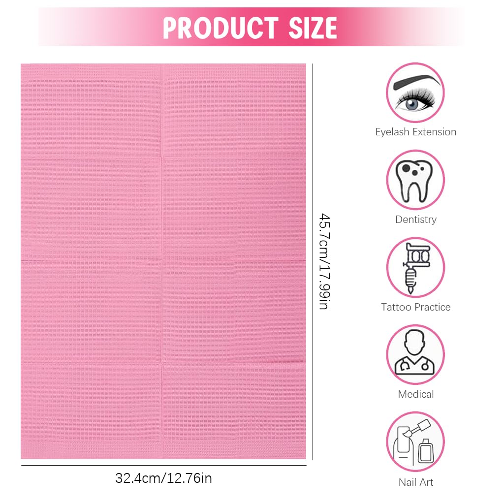 MAYCREATE 20 Sheet Nail Art Sheets Disposable Nail Table Pads Lint-free Wipes Tattoo Table Covers Disposable Barrier Sheets for Work Surface, Table, 45.7x32.4cm MAYCREATE 20 Sheet Nail Art Sheets Disposable Nail Table Pads Lint-free Wipes Tattoo Table Covers Disposable Barrier Sheets for Work Surface, Table, 45.7x32.4cm